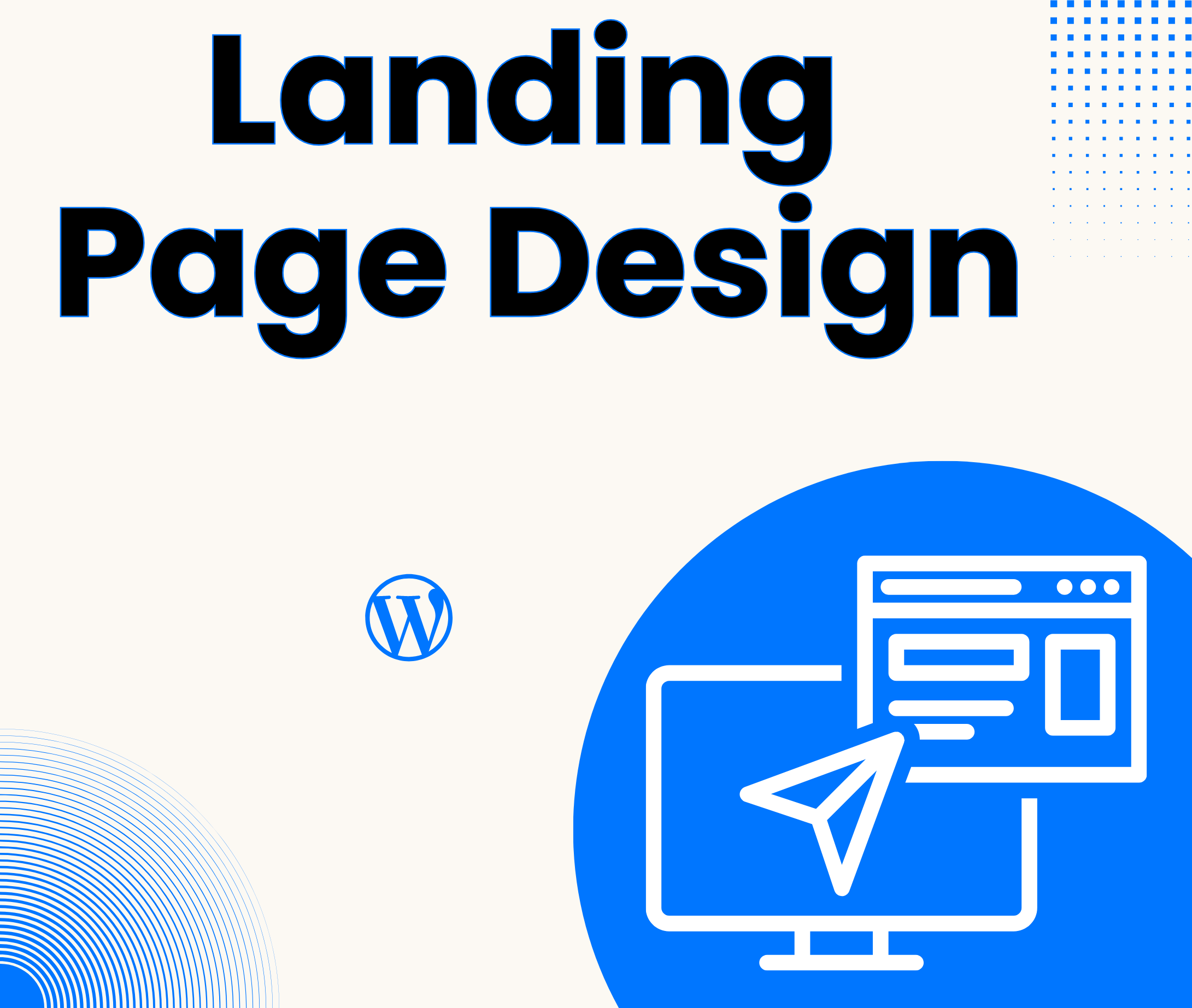 Landing Page Design services for pool builder